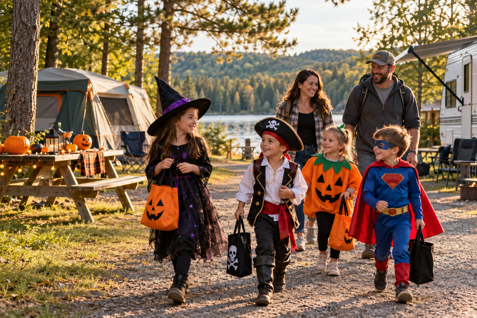 Halloween au camping