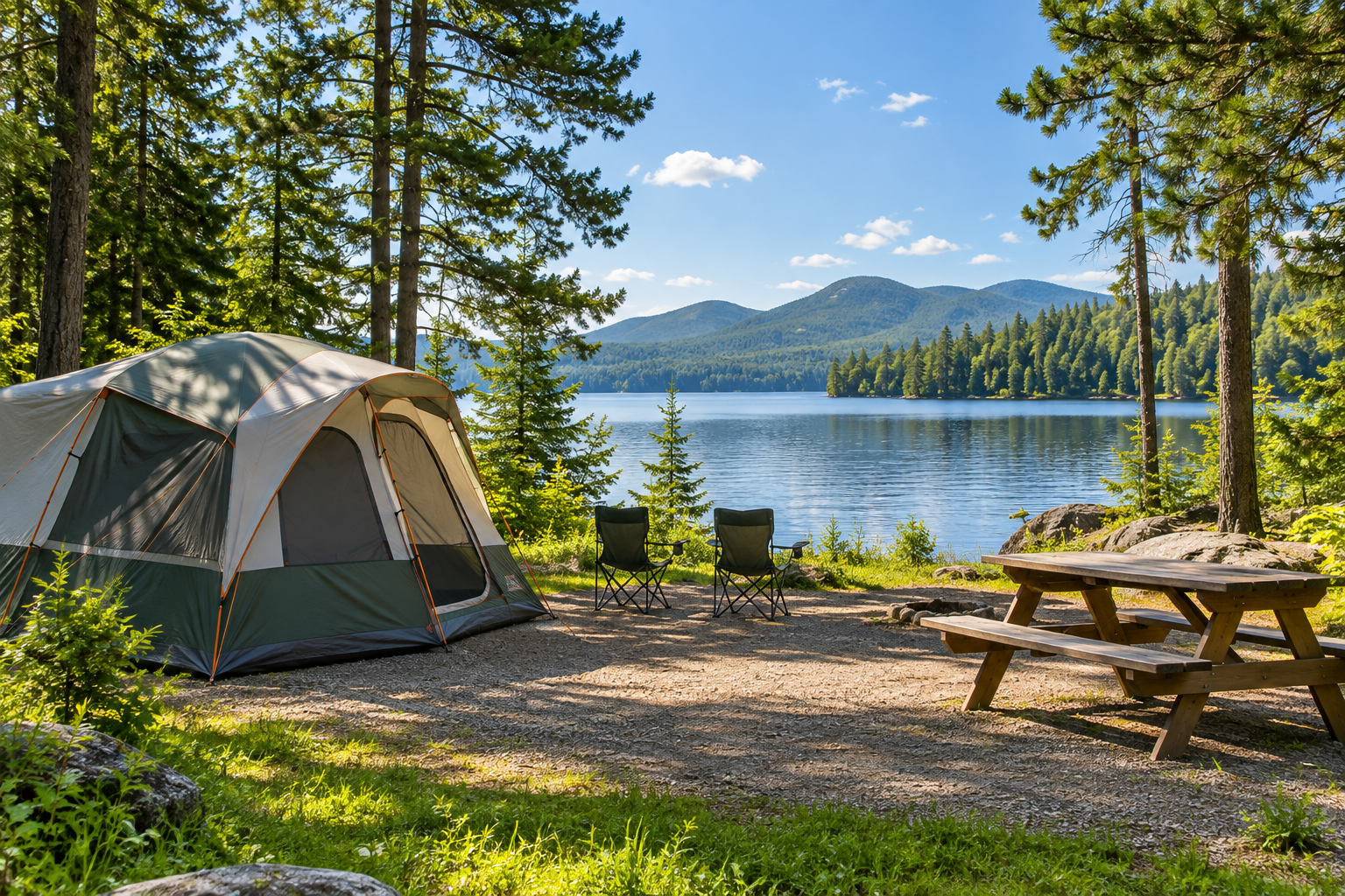 Camping rustique